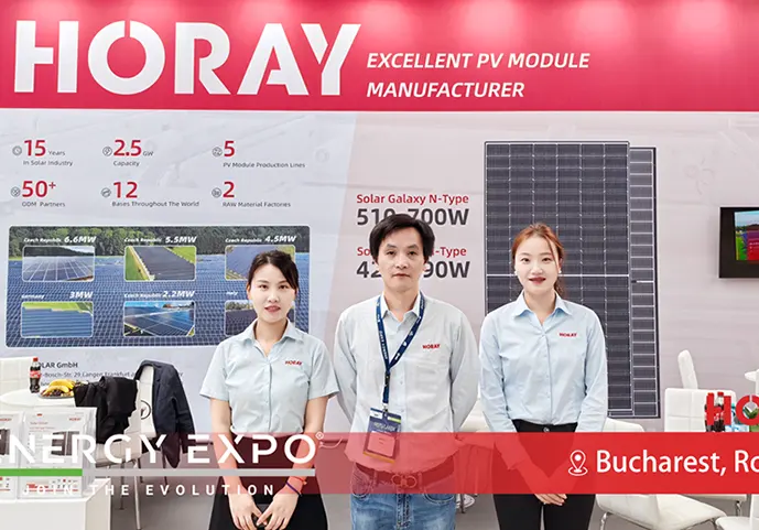 Horay Solar Shines at ENERGY EXPO 2024, Bringing Solar Innovation to Bucharest